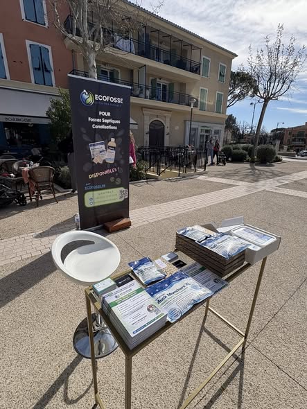 Ecofosse au marché de Roquefort-les-Pins
