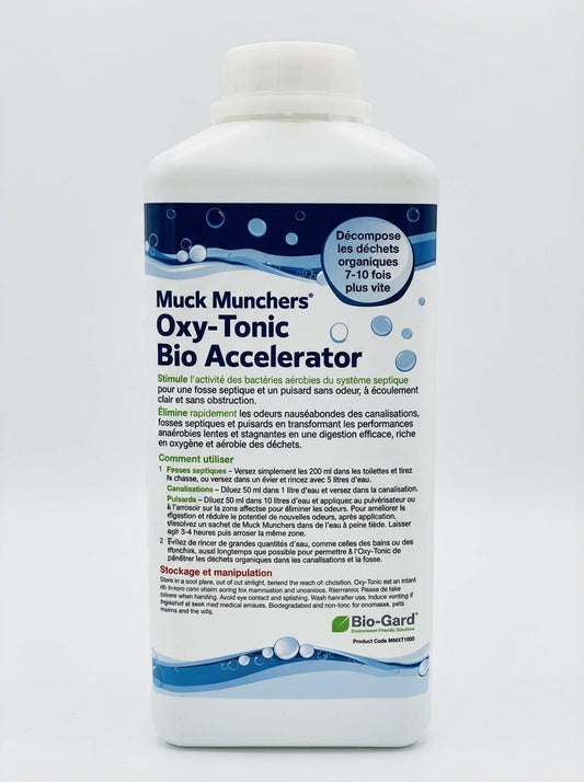 MEGA Muck Munchers - Traitement fosse septique 10 000 L | Entretien mensuel naturel (12 mois)